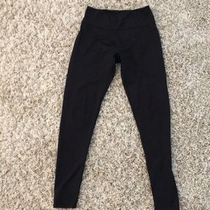 Black spandex leggings